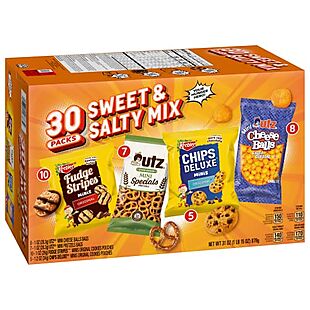 30ct Sweet & Salty Snack Pack $12