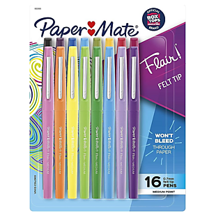 16ct Paper Mate Flair Pens $9