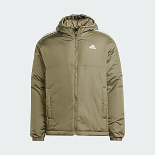 Adidas Men's Insulated Hooded Jacket $41