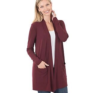 Open Cardigan with Pockets $16 Shipped