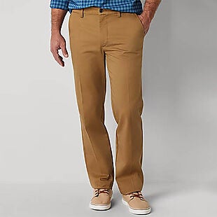Men's Stretch Easy-Care Pants $15