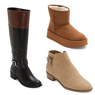 JCPenney: Boots from $18