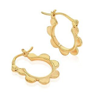 Gold-Filled Hoop Earrings $15 Shipped
