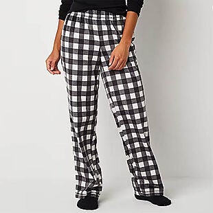 Jcpenney fleece pajamas hot sale