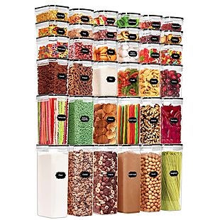 36pc Food Storage Container Set $36