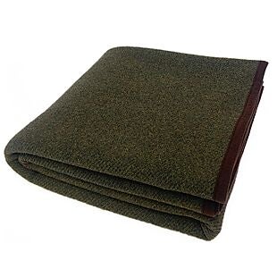 79" Wool-Blend Blanket $30 Shipped