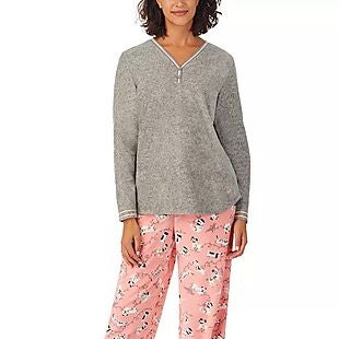 Cuddl Duds Fleece Pajama Set $28 Shipped