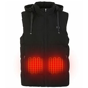 Helios Heated Hooded Vest $44 Shipped