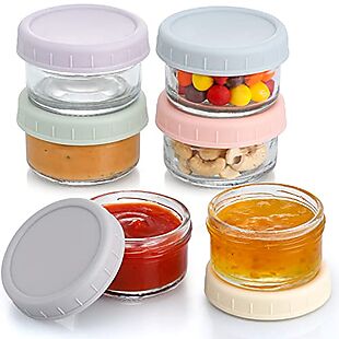 6pk Glass Condiment Jars $10 w/ Prime