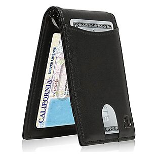 Faux-Leather Bifold Wallet $15 Shipped
