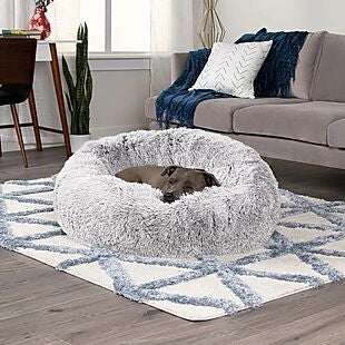Large Faux-Fur Donut Pet Bed $55 Shipped