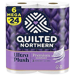 6ct Mega Quilted Northern Toilet Paper $7