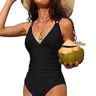 Tummy-Control Swimsuit $29 Shipped