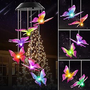 LED Solar Butterfly Wind Chime $10