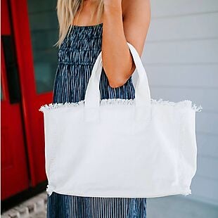 19" Canvas Tote $28 Shipped