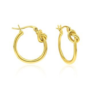 Gold-Plated Hoops $12 Shipped