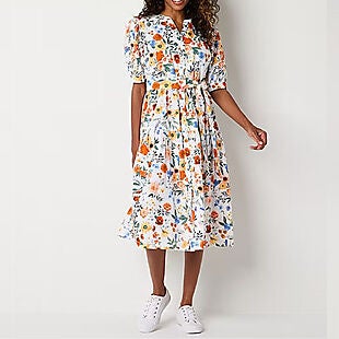 JCP: Up to 50% Off Floral Dresses