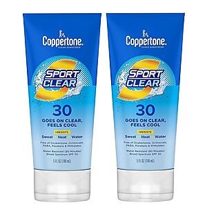 2pk Coppertone Sunscreen $14 Shipped
