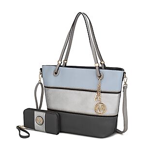 MKF Colorblock Tote & Wallet $49 Shipped