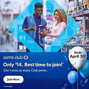 Sam's Club 1-Year Membership $14