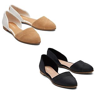 TOMS Suede Flats $45 Shipped