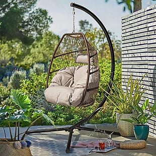 Swinging Egg Chair & Stand $159 Shipped