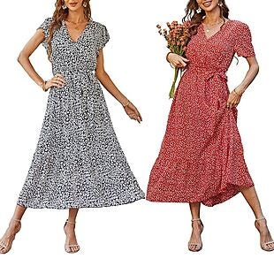 Spring Midi Dress under $38 in 30 Colors