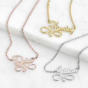 Infinity Name Necklace $17 Shipped