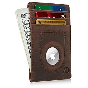 Leather Card Holder $15 with Prime