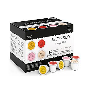 96pk Coffee Pods for Keurig $32 Shipped