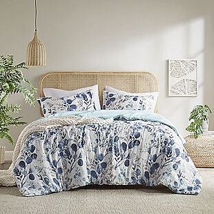 Floral Seersucker Comforter Set $34
