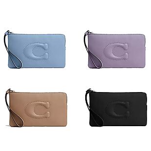Coach Outlet Large Wristlet $39 Shipped