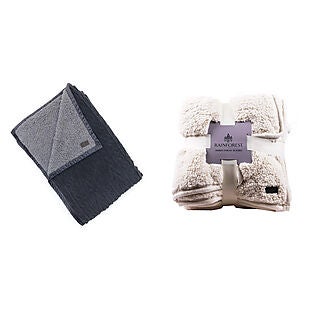 2 Sherpa Throw Blankets $35 Shipped