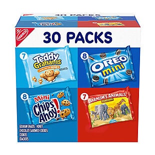30ct Nabisco Variety Snack Pack $10