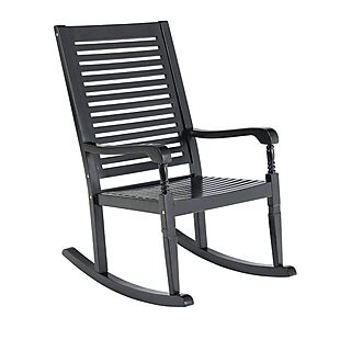 Acacia Wood Rocking Chair $130 Shipped
