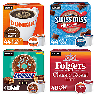 44-48ct K-Cup Packs $22 Shipped