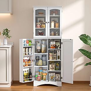 64" Double Kitchen Pantry $160 Shipped