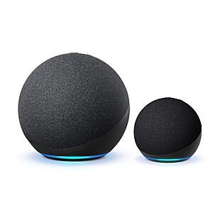 Echo Smart Speaker + Echo Dot $90 Shipped