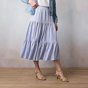 Lauren Conrad Midi Skirt $31 in 4 Colors