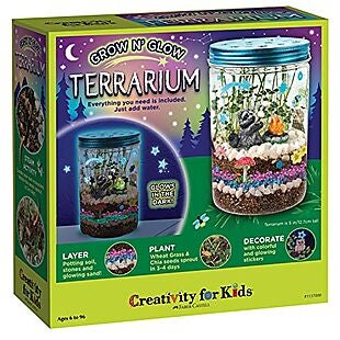 Kids' Glow and Grow Terrarium Kit $9