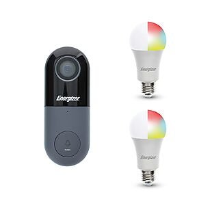 Video Doorbell + 2 Smart LED Bulbs $23