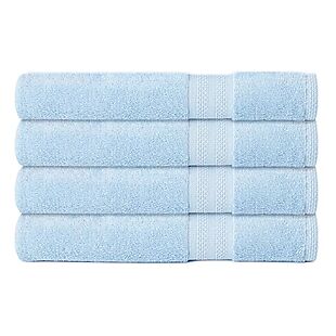 Macy's 4pc Cotton Bath Towel Set $16