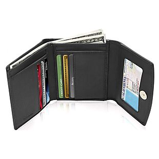Leather Trifold Wallet $25 Shipped
