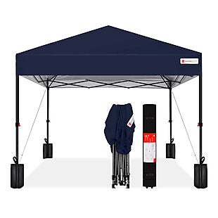 12' Instant Pop-Up Canopy & Weights $140