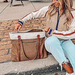 Canvas Tote $24 Shipped