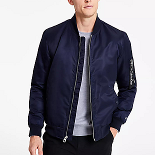 Calvin Klein Bomber Jacket $41 Shipped