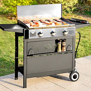 3-Burner Gas Griddle Grill $200 Shipped
