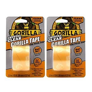 2pk Gorilla Clear Duct Tape $7 Shipped