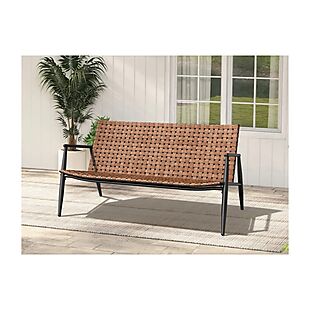 Outdoor Rattan Bench $153 Shipped