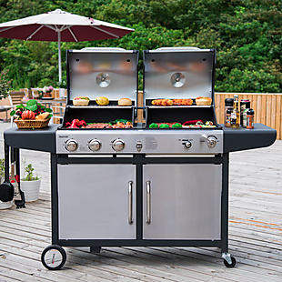Gas & Charcoal Grill Combo $348 Shipped